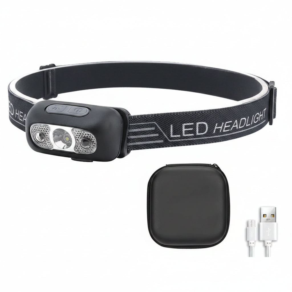 Mini Lampe Frontale Randonnée USB