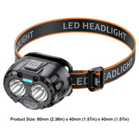 Lampe Frontale Randonnée LED 250LM