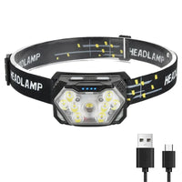Lampe Frontale Randonnée Capteur Mouvement