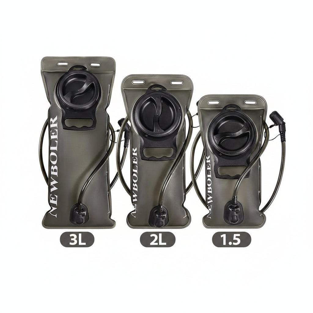 Poche à Eau Randonnée Pliable 1.5L, 2L, 3L